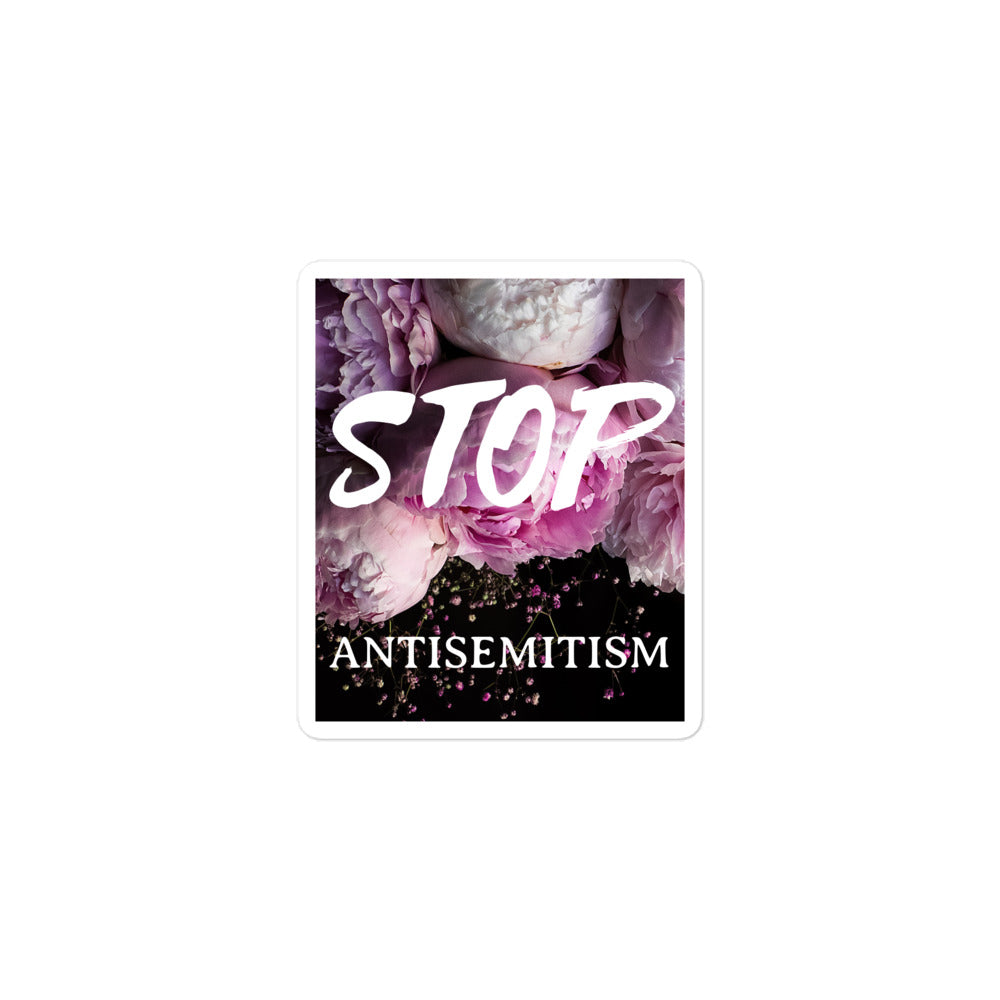 Flower Power | Antisemitism | Kiss Cut Sticker Jouparty