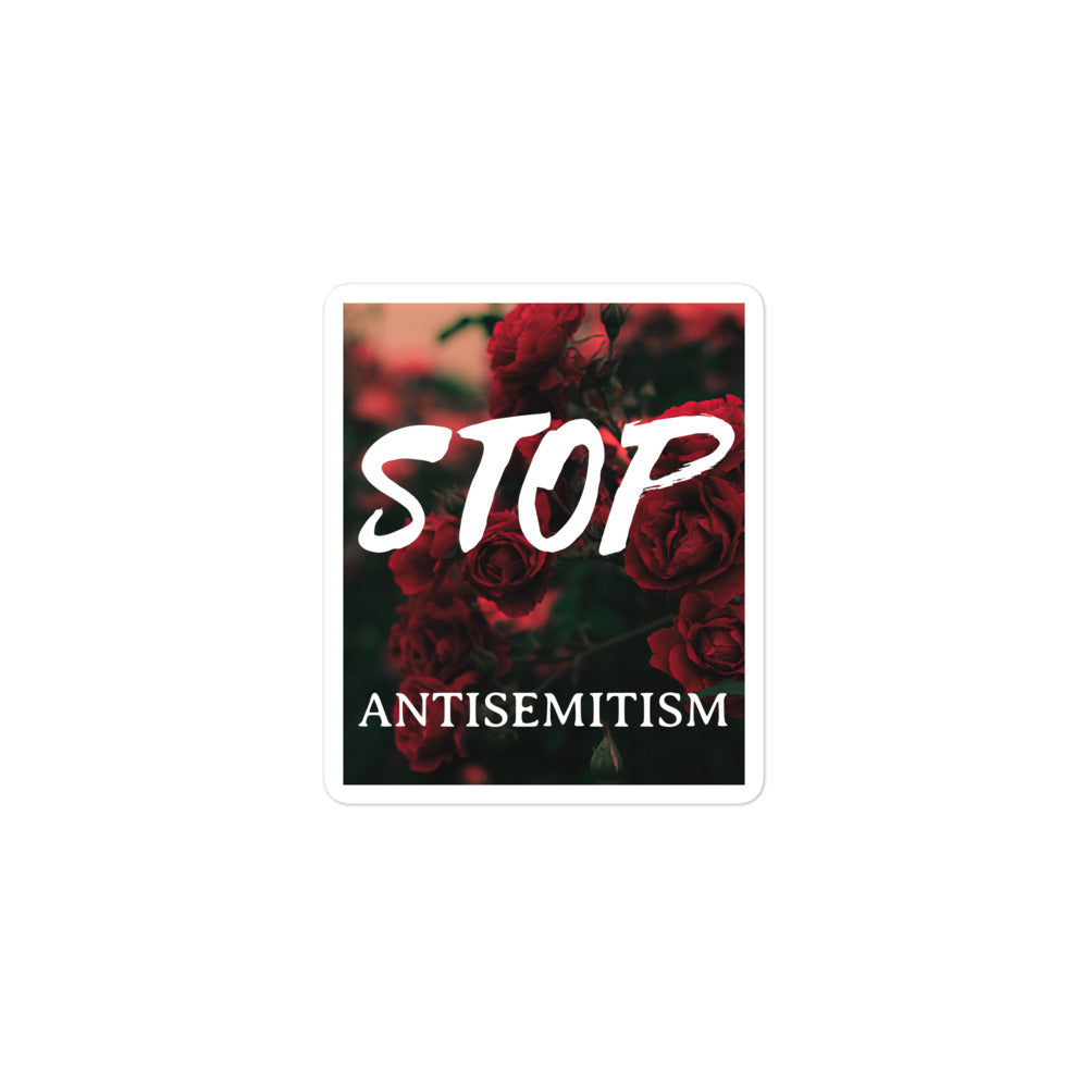 Flower Power | Antisemitism | Kiss Cut Sticker Jouparty