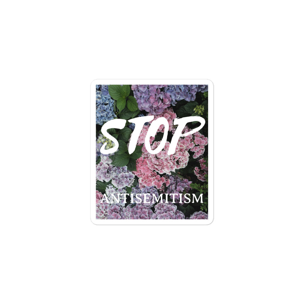 Flower Power | Antisemitism | Kiss Cut Sticker Jouparty