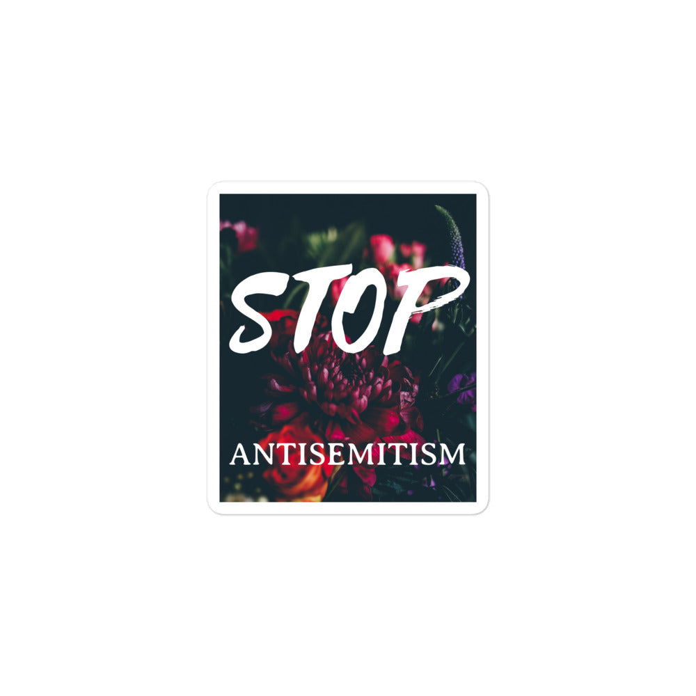Flower Power | Antisemitism | Kiss Cut Sticker Jouparty