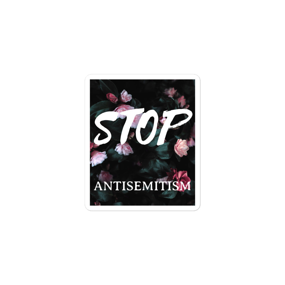 Flower Power | Antisemitism | Kiss Cut Sticker Jouparty