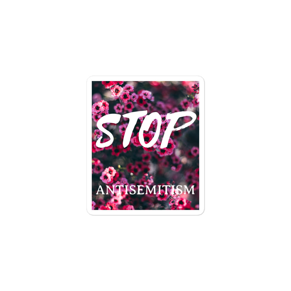 Flower Power | Antisemitism | Kiss Cut Sticker Jouparty