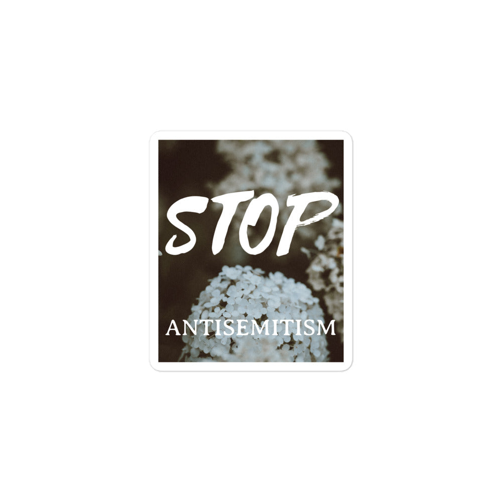 Flower Power | Antisemitism | Kiss Cut Sticker Jouparty