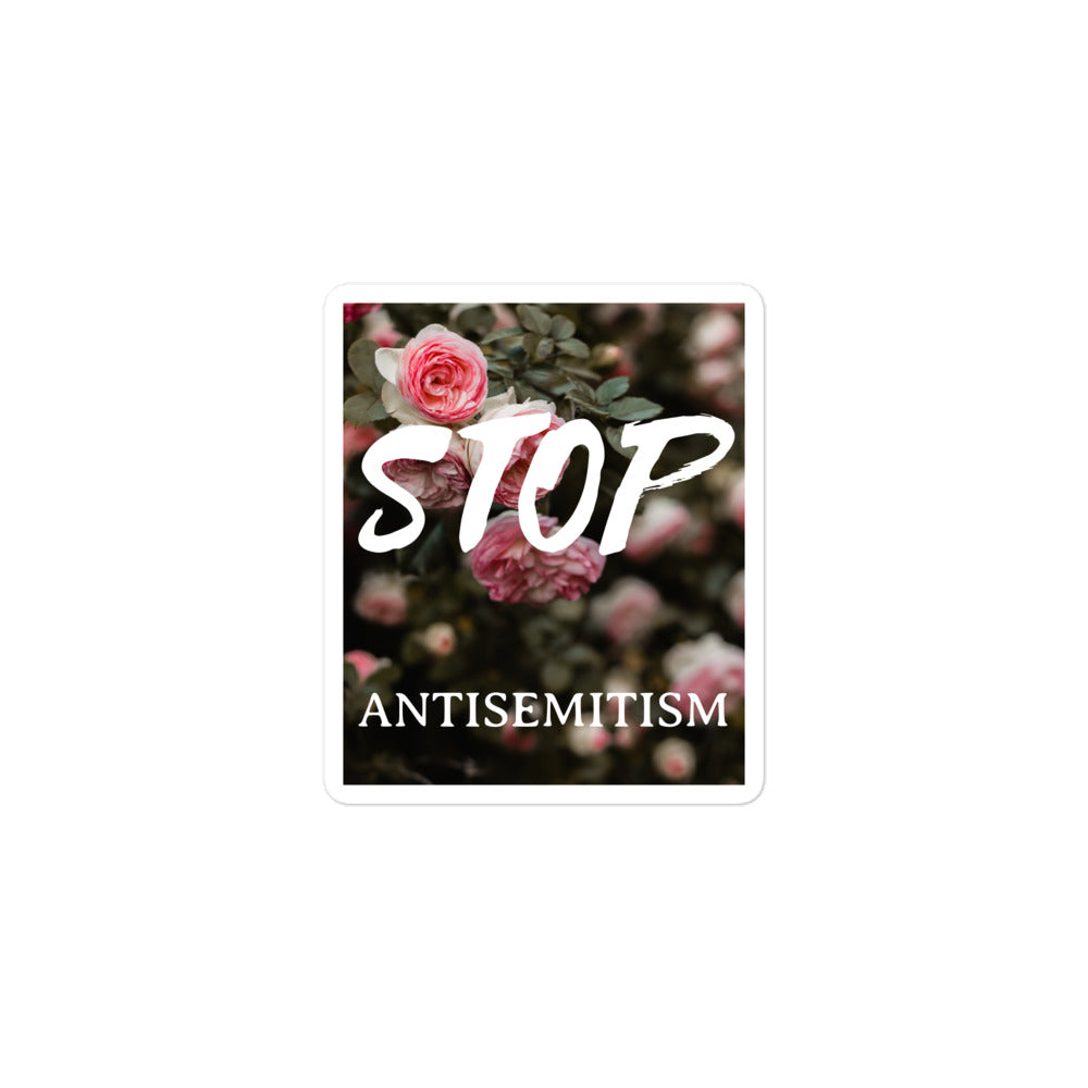 Flower Power | Antisemitism | Kiss Cut Sticker Jouparty