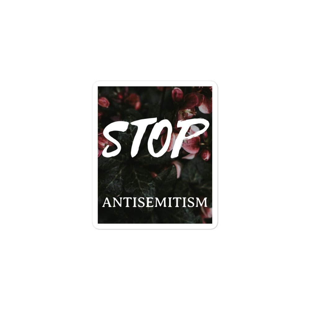 Flower Power | Antisemitism | Kiss Cut Sticker Jouparty