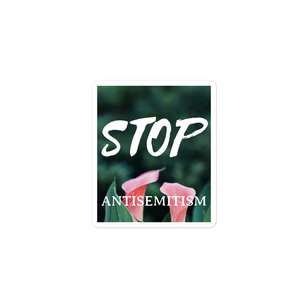 Flower Power | Antisemitism | Kiss Cut Sticker Jouparty
