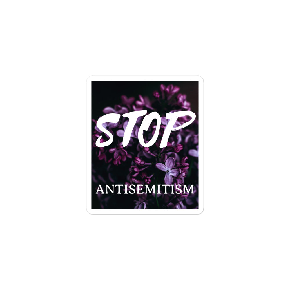 Flower Power | Antisemitism | Kiss Cut Sticker Jouparty