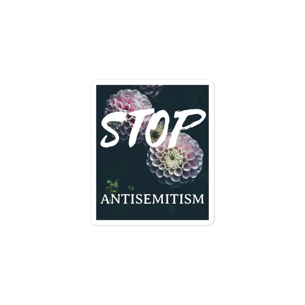 Flower Power | Antisemitism | Kiss Cut Sticker Jouparty