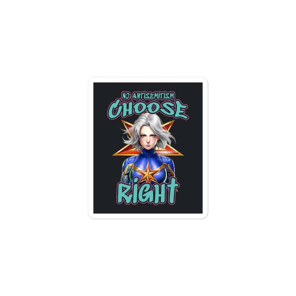 Choose Right | Antisemitism | Kiss Cut Sticker