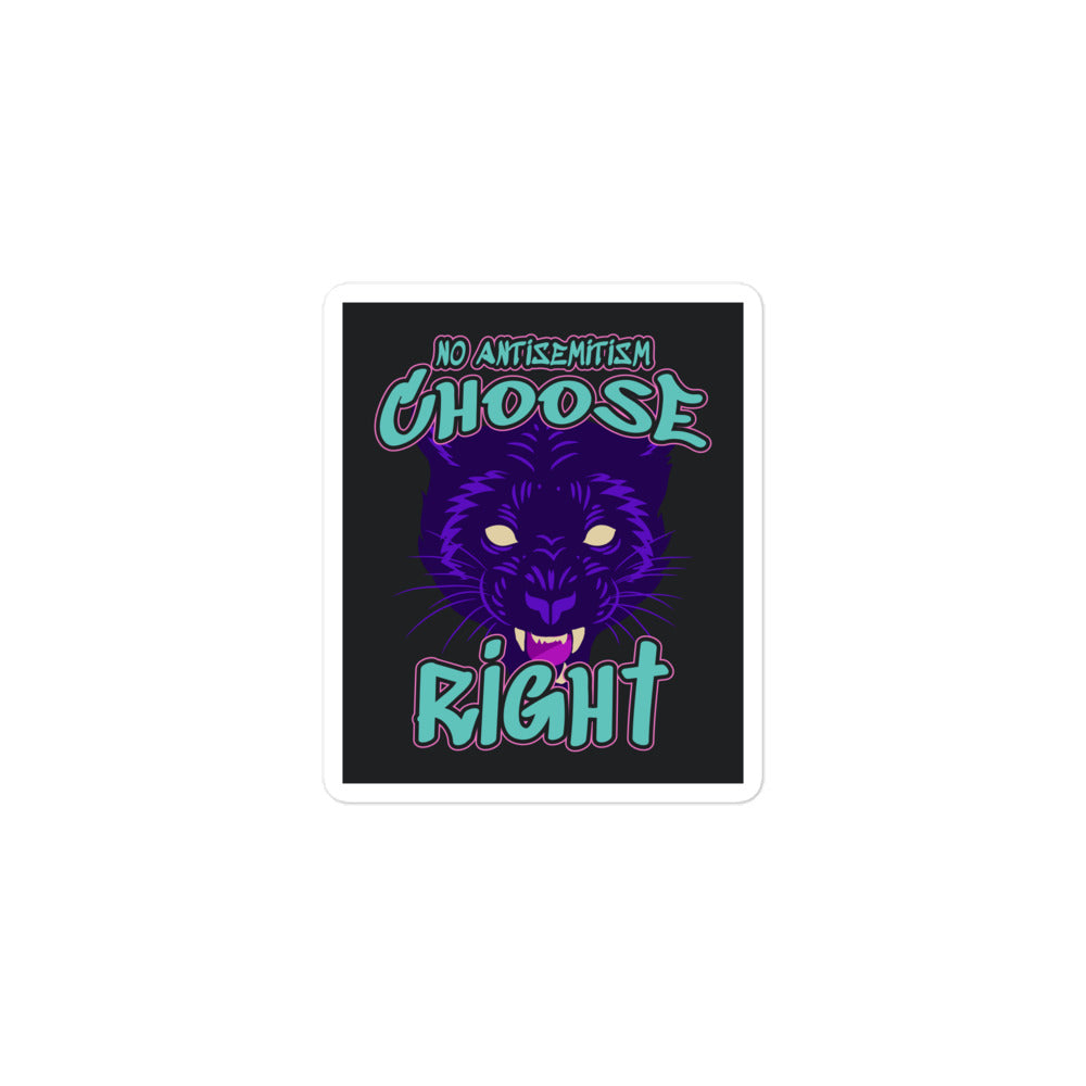 Choose Right | Antisemitism | Kiss Cut Sticker