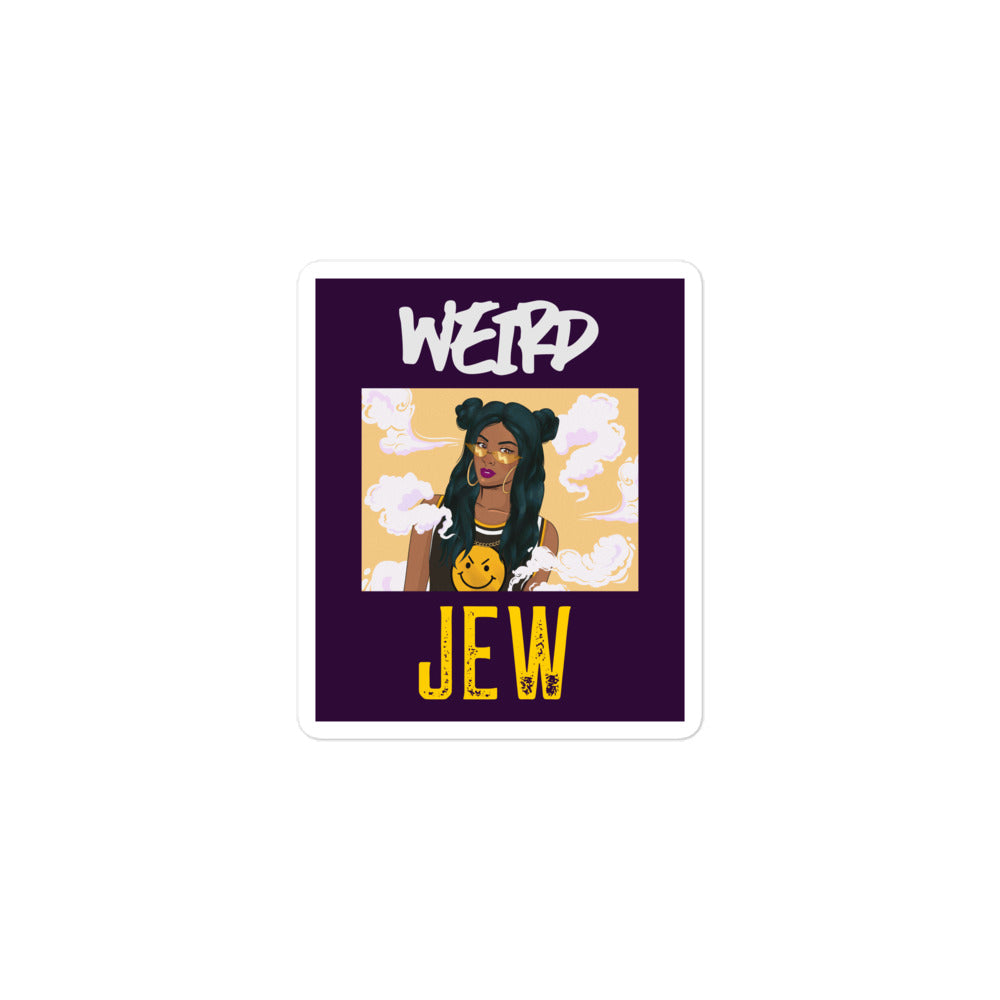 Weird Jew | Kiss Cut Sticker Jouparty