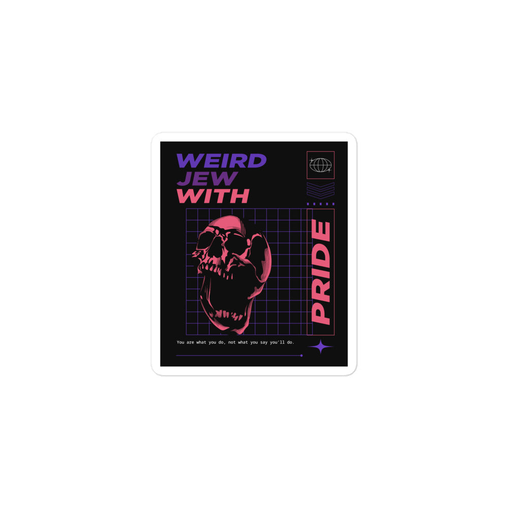 Weird Jew | Kiss Cut Sticker