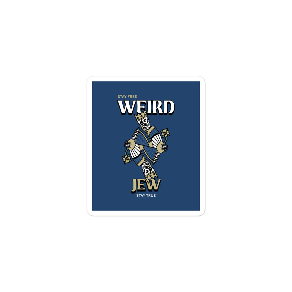 Weird Jew | Kiss Cut Sticker Jouparty