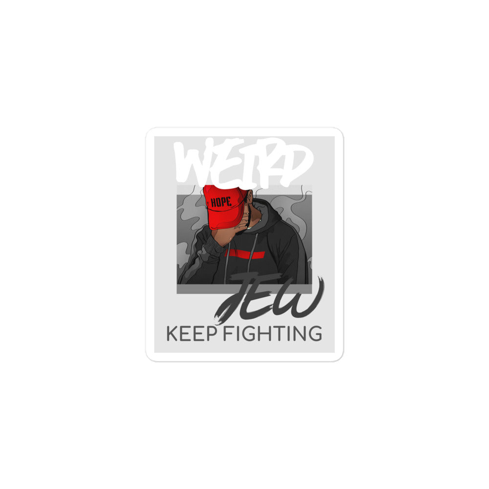 Weird Jew | Kiss Cut Sticker Jouparty
