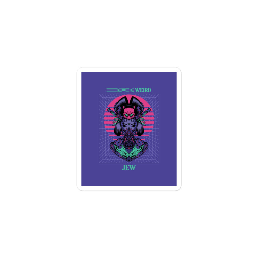 Weird Jew | Kiss Cut Sticker Jouparty