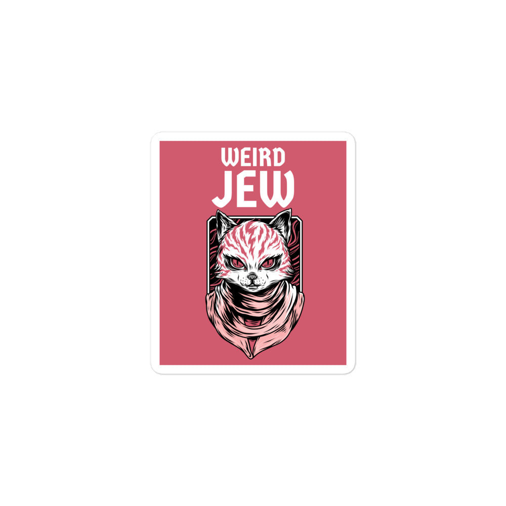 Weird Jew | Kiss Cut Sticker Jouparty
