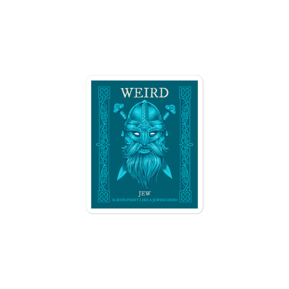 Weird Jew | Kiss Cut Sticker Jouparty