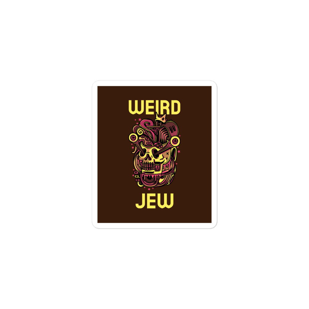 Weird Jew | Kiss Cut Sticker Jouparty