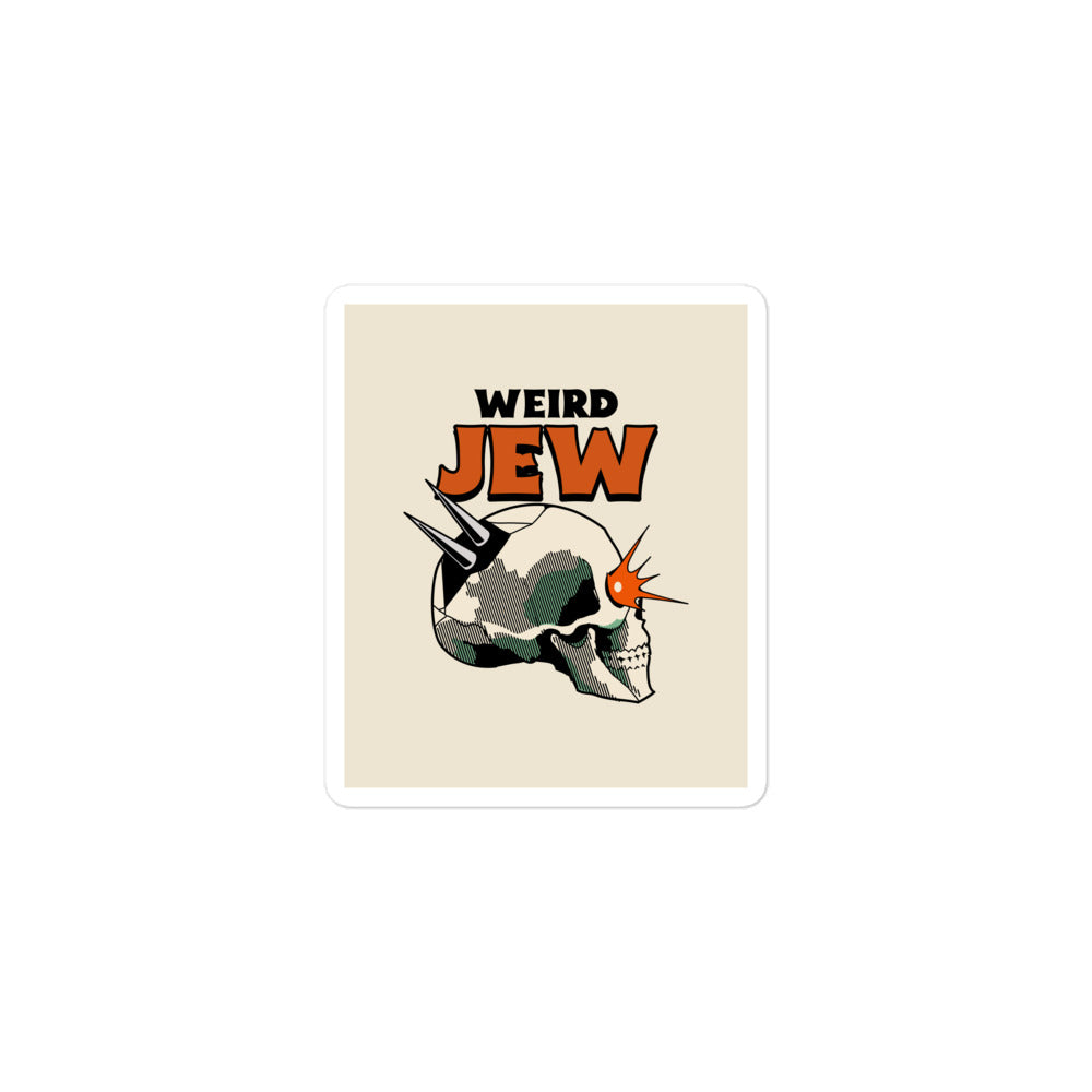 Weird Jew | Kiss Cut Sticker Jouparty