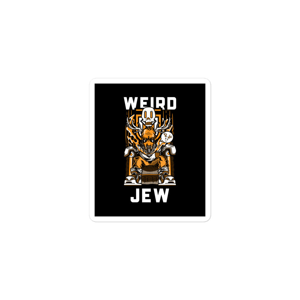 Weird Jew | Kiss Cut Sticker Jouparty