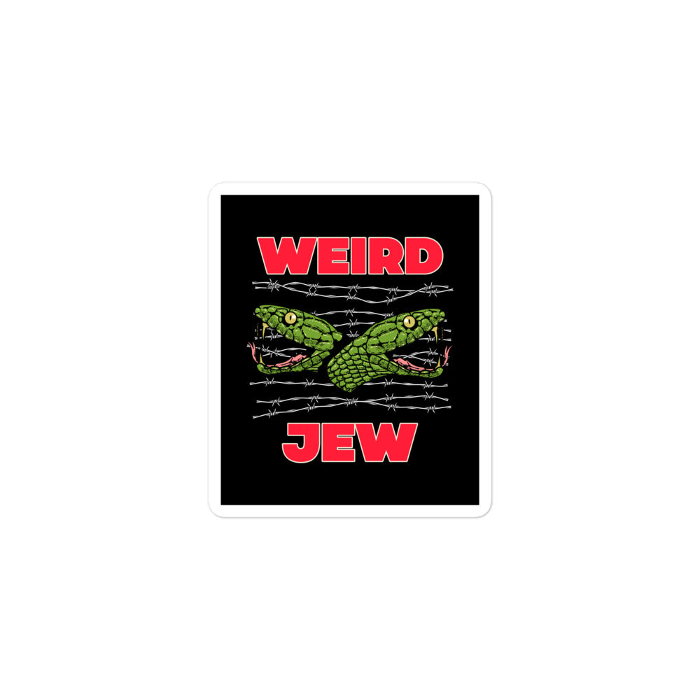 Weird Jew | Kiss Cut Sticker Jouparty