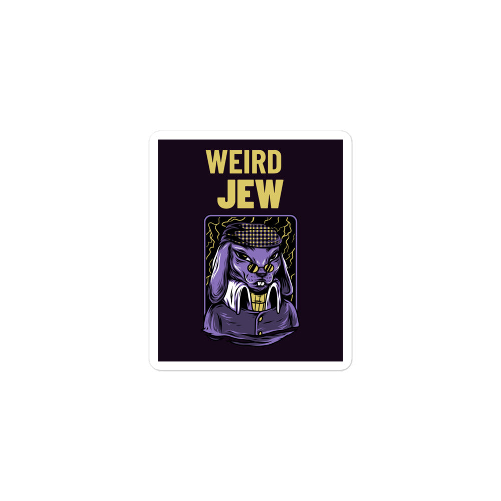 Weird Jew | Kiss Cut Sticker Jouparty