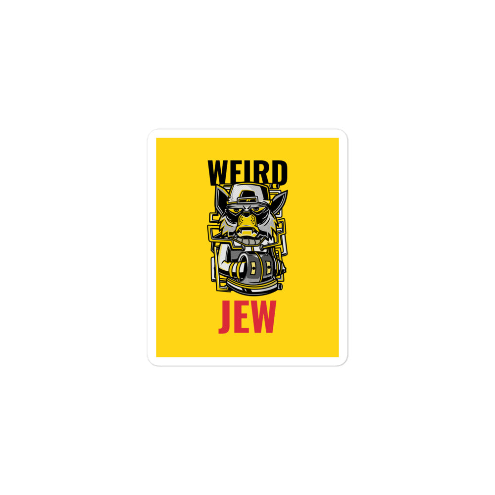 Weird Jew | Kiss Cut Sticker Jouparty