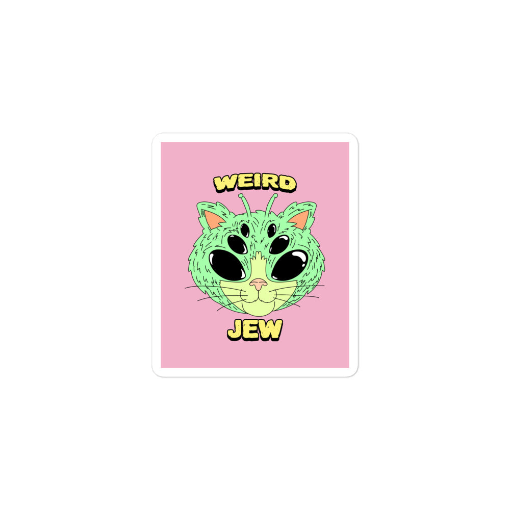 Weird Jew | Kiss Cut Sticker Jouparty