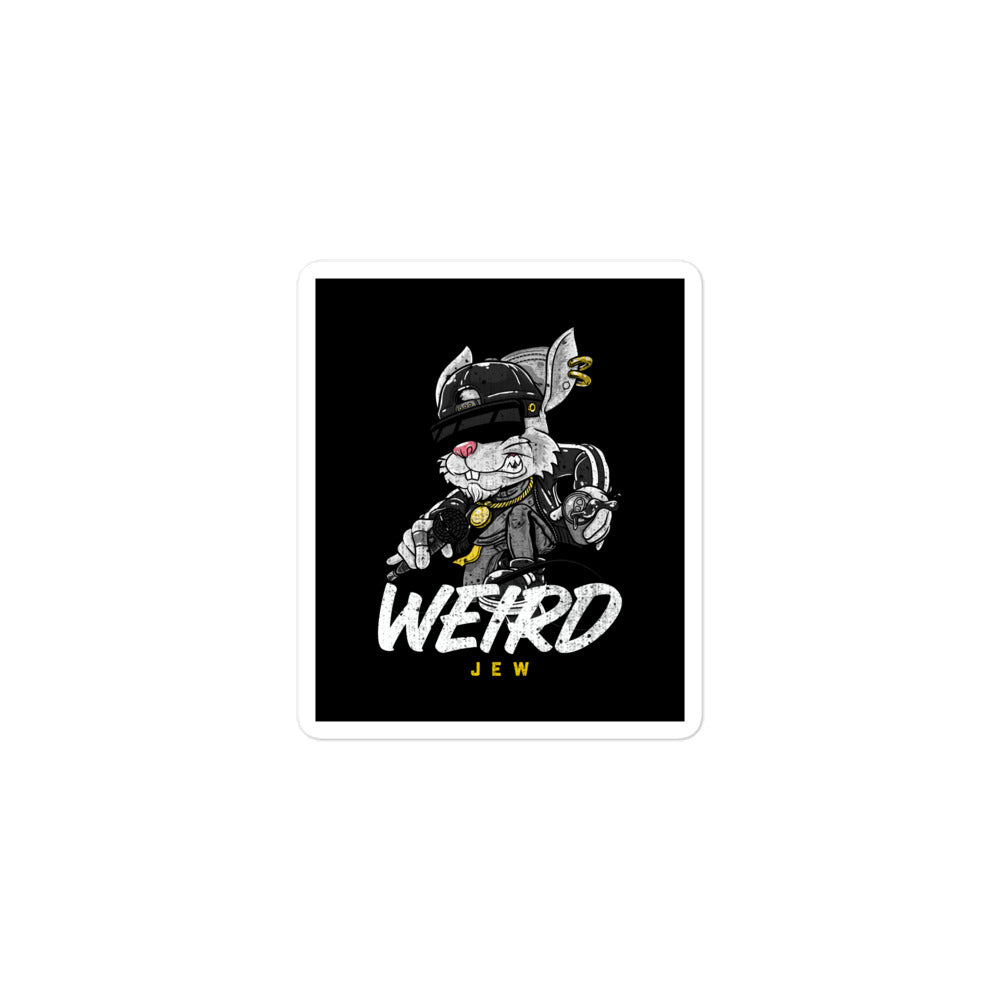 Weird Jew | Kiss Cut Sticker Jouparty