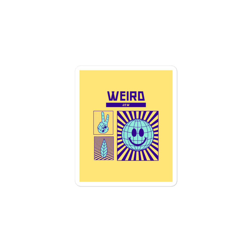 Weird Jew | Kiss Cut Sticker Jouparty
