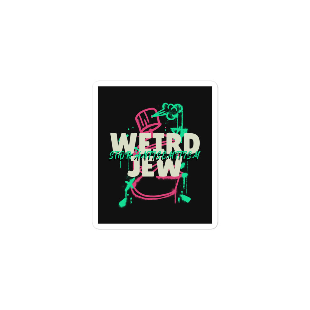 Weird Jew | Kiss Cut Sticker Jouparty