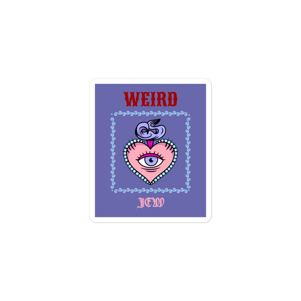 Weird Jew | Kiss Cut Sticker Jouparty