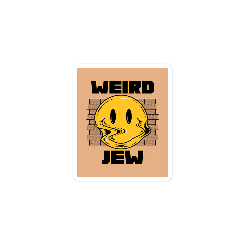 Weird Jew | Kiss Cut Sticker Jouparty