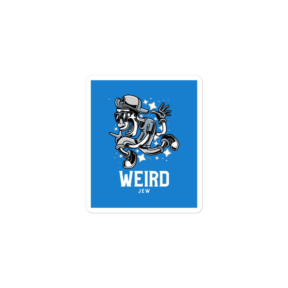 Weird Jew | Kiss Cut Sticker Jouparty