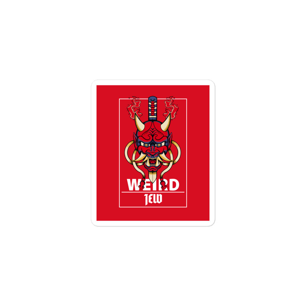 Weird Jew | Kiss Cut Sticker Jouparty