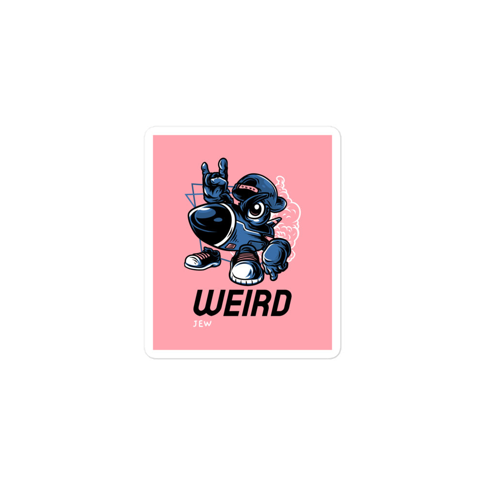 Weird Jew | Kiss Cut Sticker Jouparty