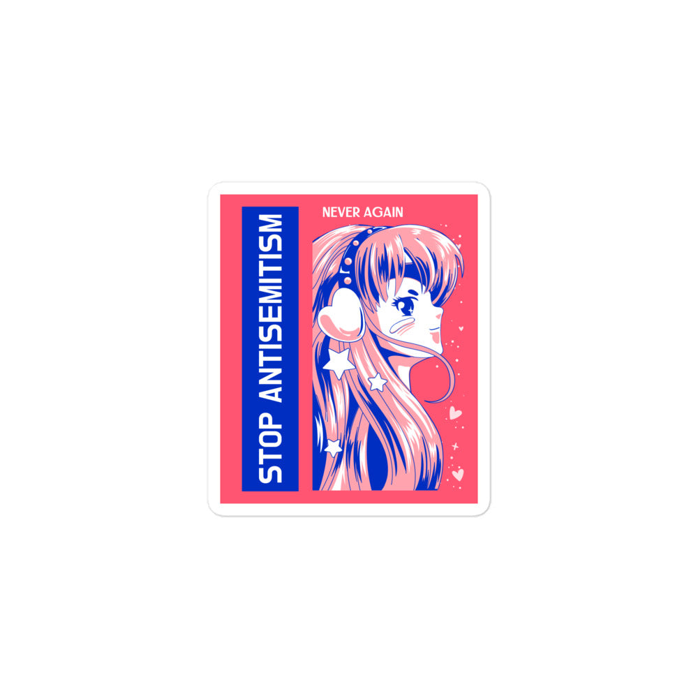 Girl Book | Antisemitism | Kiss Cut Sticker Jouparty