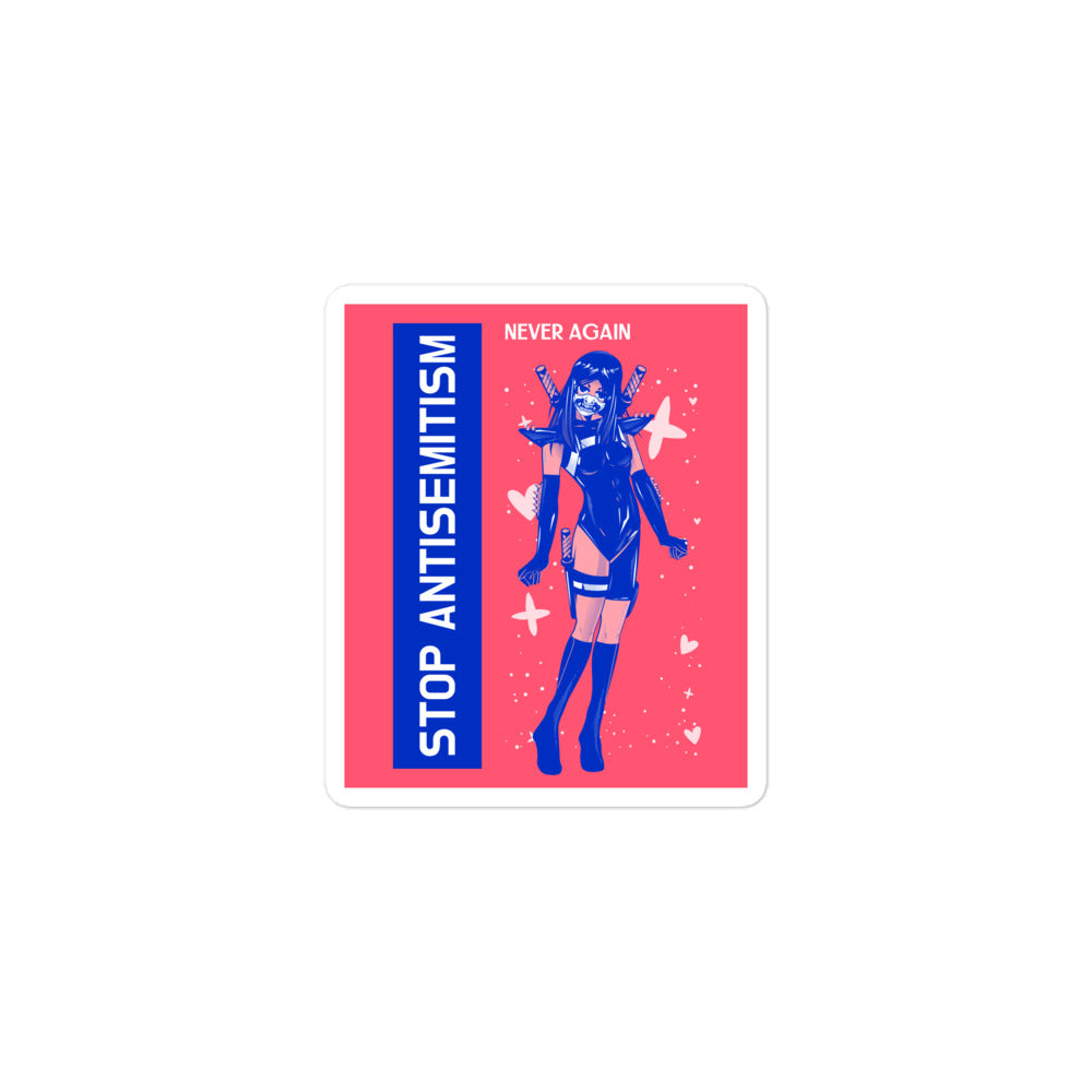 Girl Book | Antisemitism | Kiss Cut Sticker Jouparty