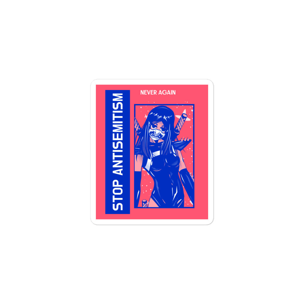 Girl Book | Antisemitism | Kiss Cut Sticker Jouparty