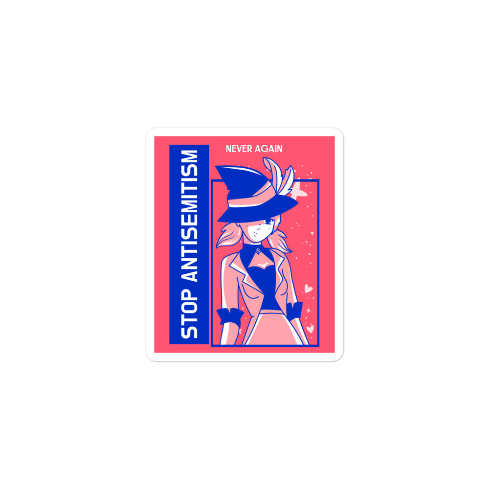Girl Book | Antisemitism | Kiss Cut Sticker Jouparty