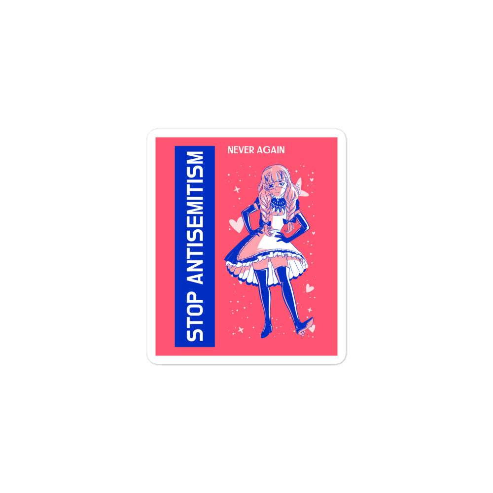 Girl Book | Antisemitism | Kiss Cut Sticker Jouparty