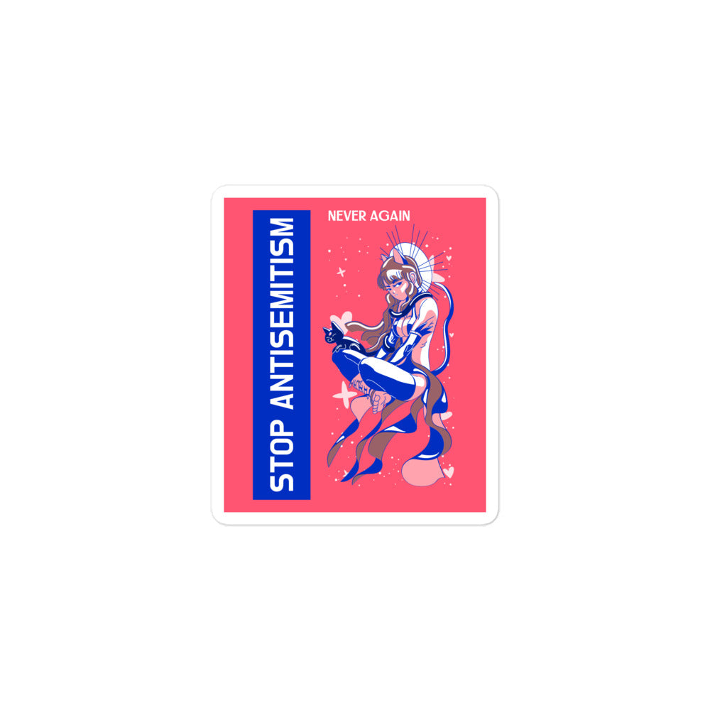 Girl Book | Antisemitism | Kiss Cut Sticker Jouparty