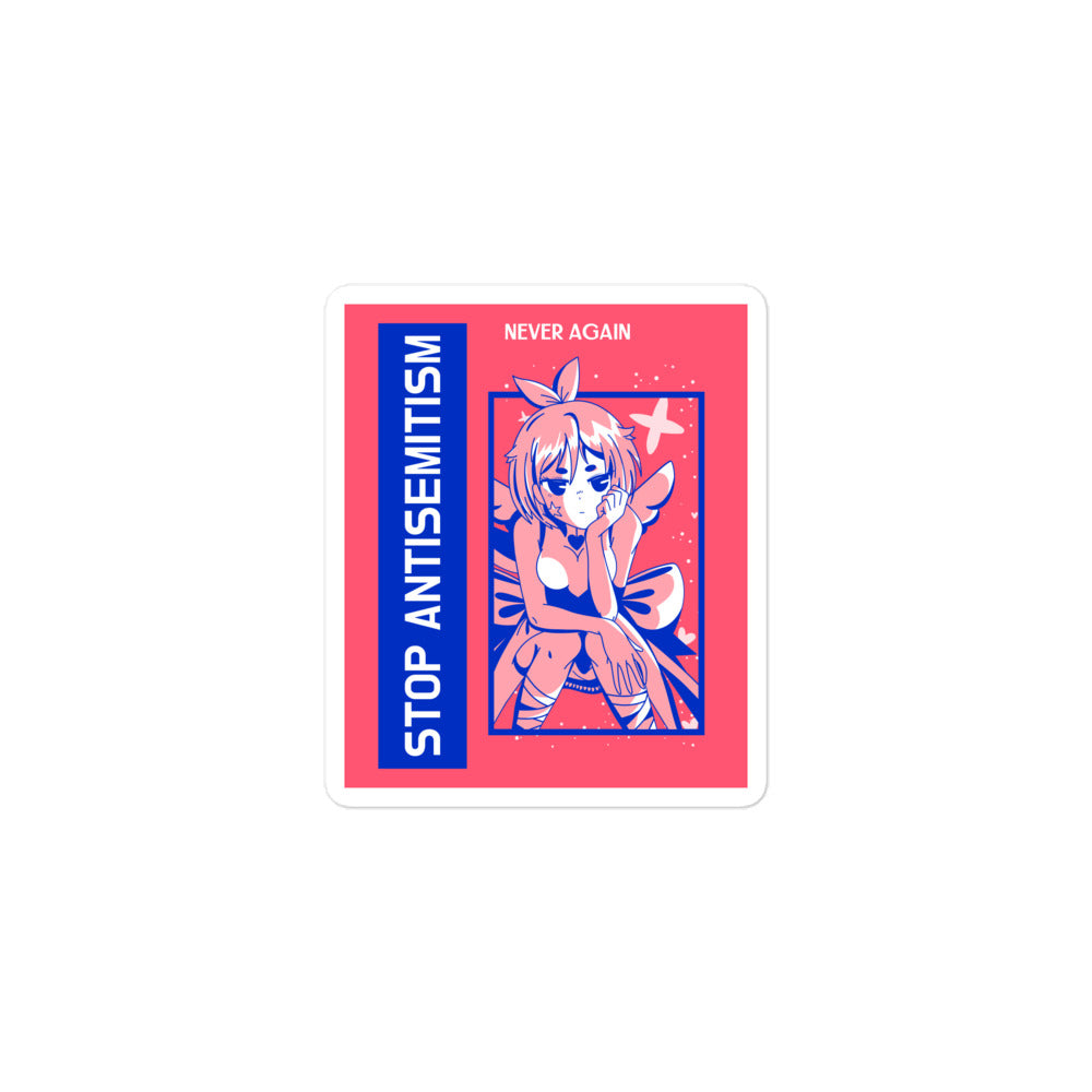 Girl Book | Antisemitism | Kiss Cut Sticker Jouparty