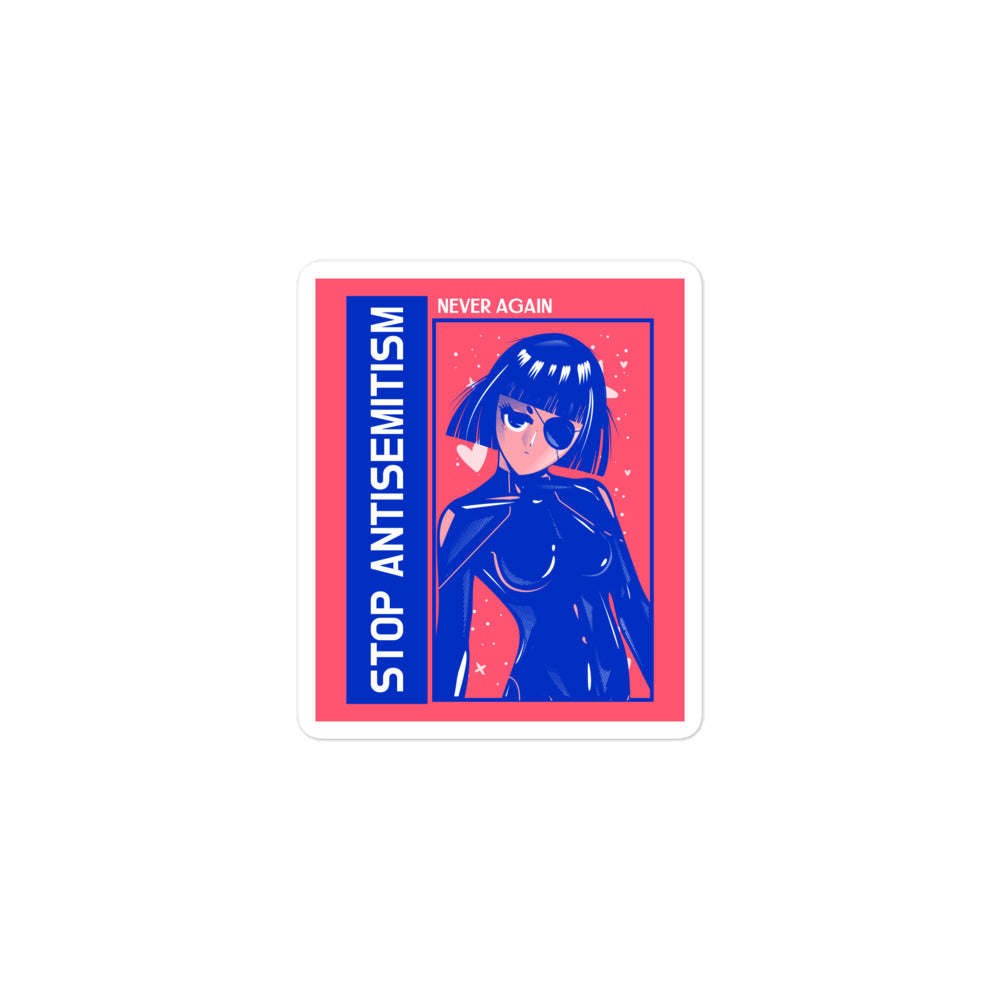 Girl Book | Antisemitism | Kiss Cut Sticker Jouparty