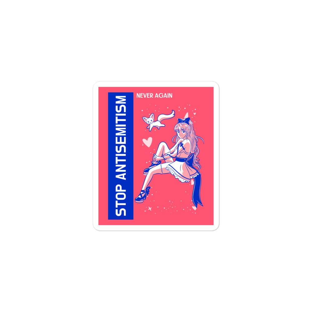 Girl Book | Antisemitism | Kiss Cut Sticker Jouparty