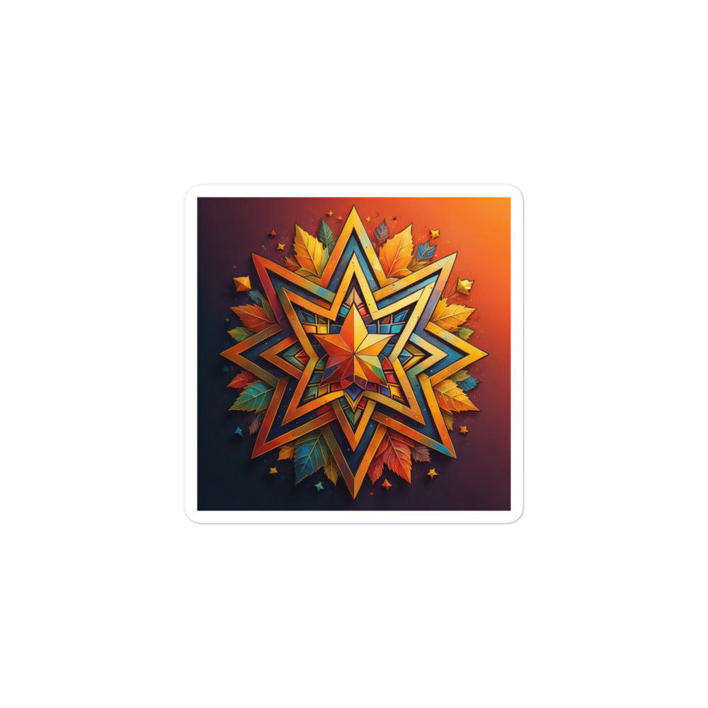 Vibrant Song | Star Of David | Kiss Cut Sticker Jouparty