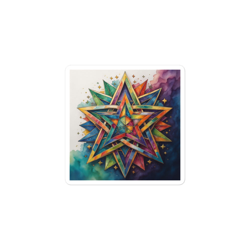 Vibrant Song | Star Of David | Kiss Cut Sticker Jouparty