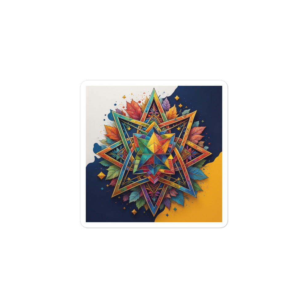 Vibrant Song | Star Of David | Kiss Cut Sticker Jouparty