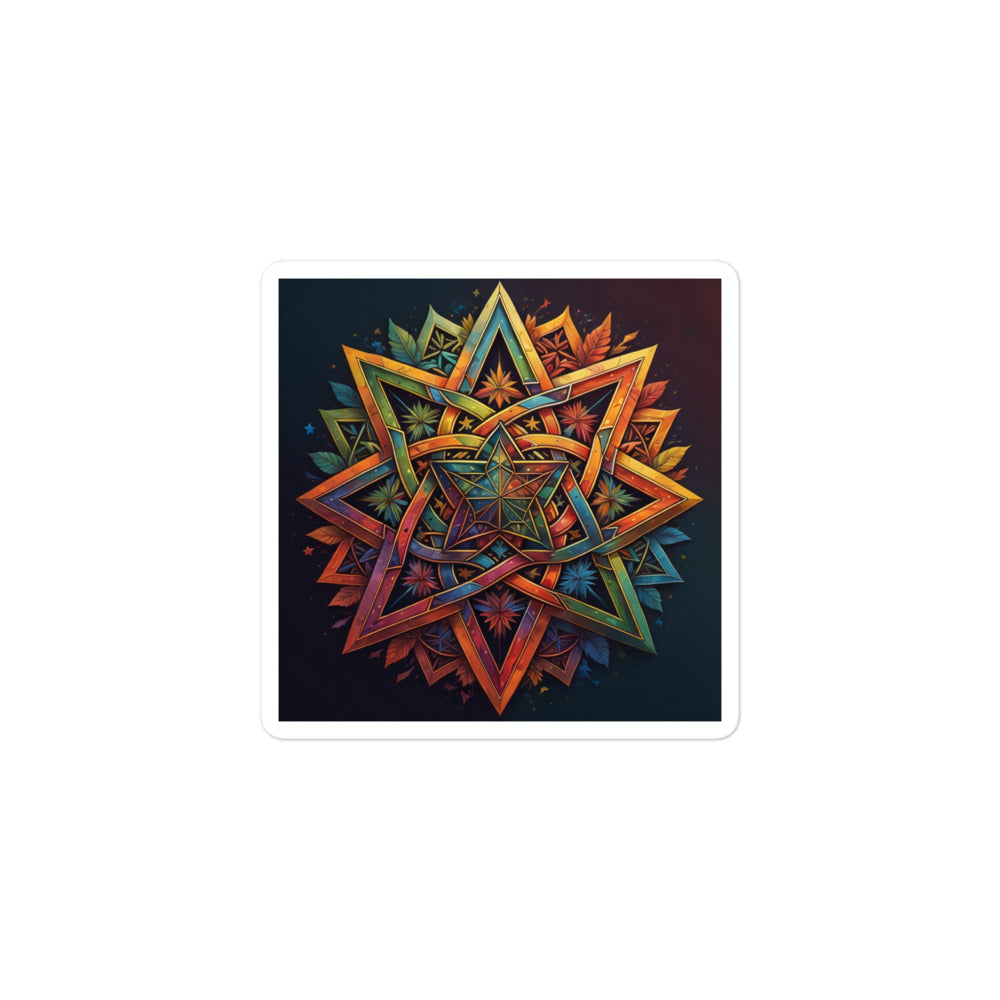 Vibrant Song | Star Of David | Kiss Cut Sticker Jouparty