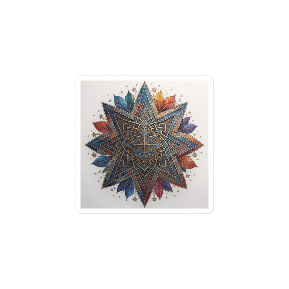 Vibrant Song | Star Of David | Kiss Cut Sticker Jouparty